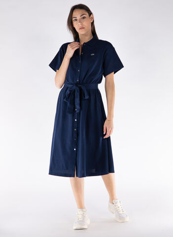 ABITO IN PIQU&Eacute; CON CINTURA, , small