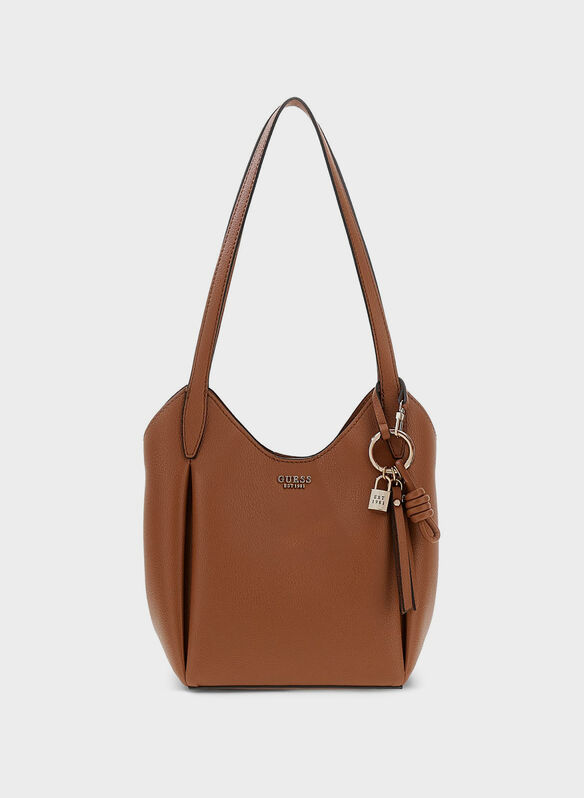 BORSA MELODY MINI SHOPPING, CAR CARAMELLO, medium