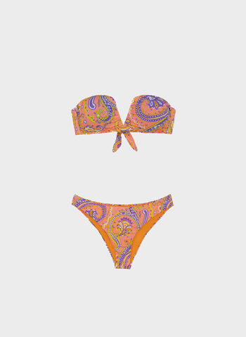 COSTUME REGGISENO FASCIA A V E SLIP SUNRISE, ORANGEPURPLE, small
