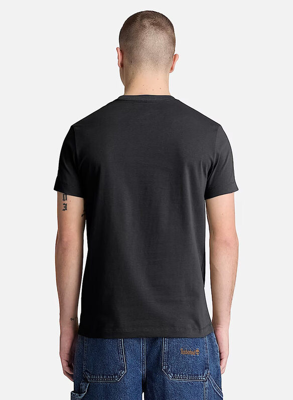 T-SHIRT MICRO LOGO, - BLK, medium