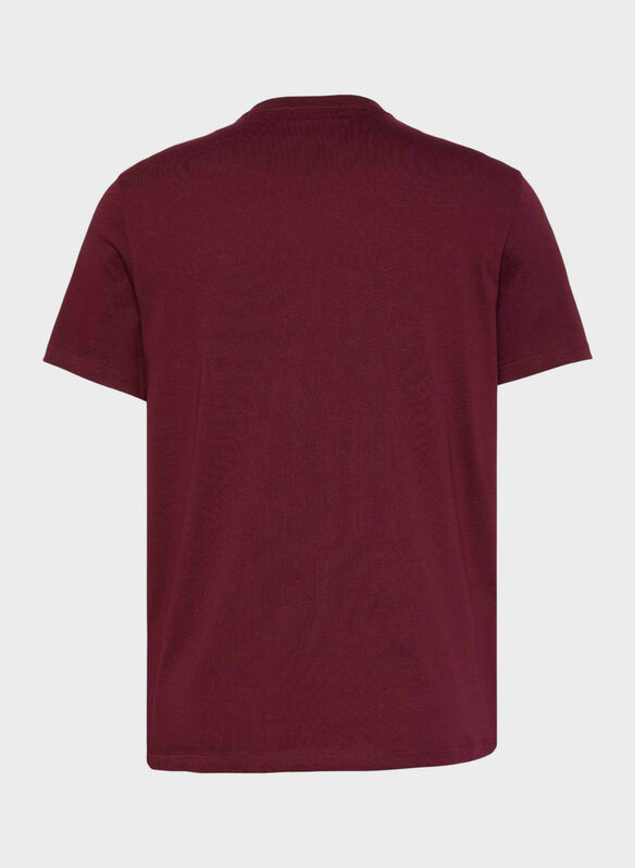 T-SHIRT LOGO RICAMO, VLP BORDEAUX, medium