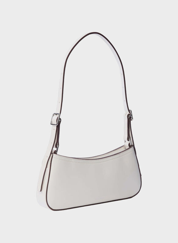 BORSA SMALL SHOULDER, 4LX WHT, medium