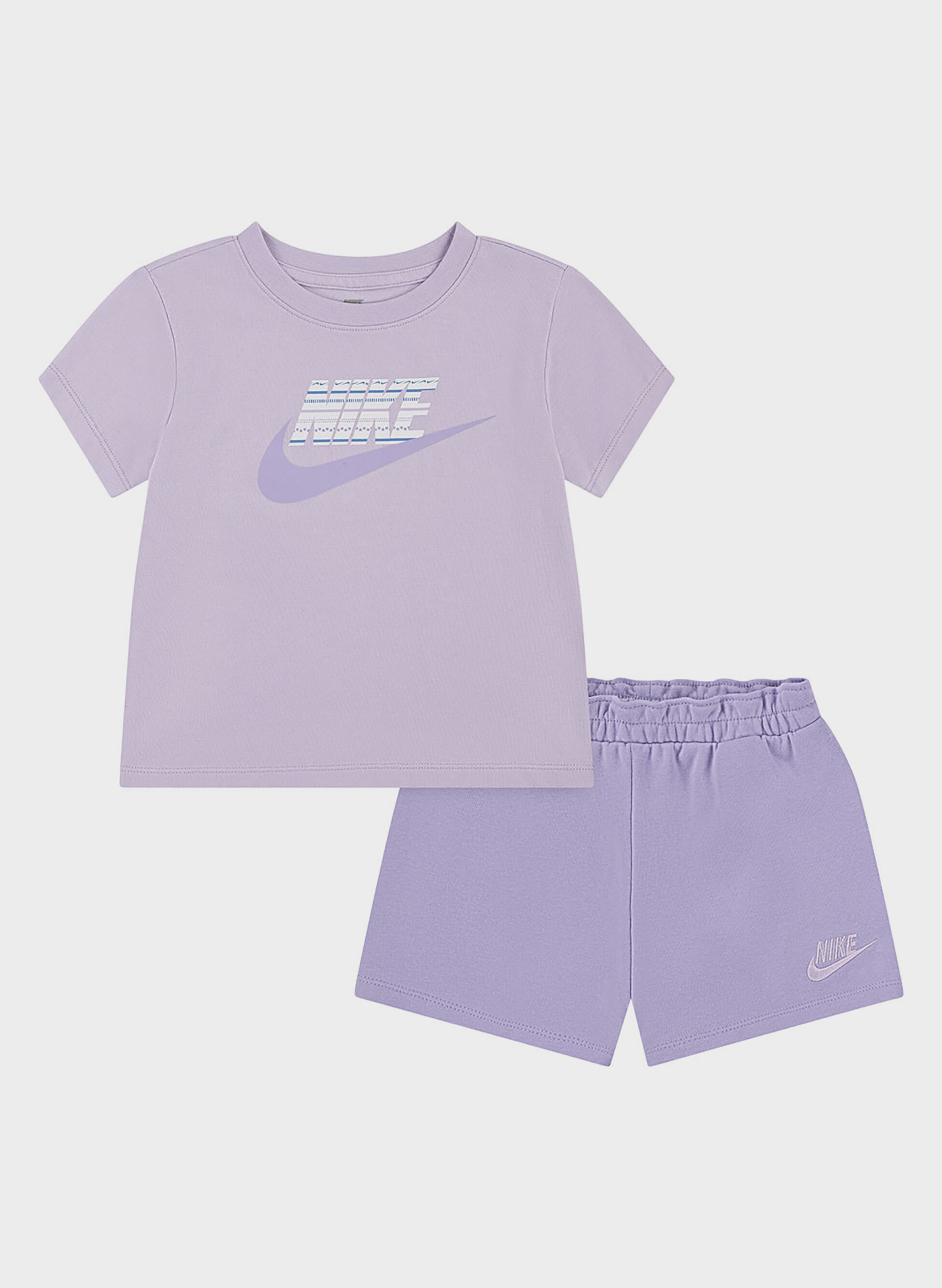 COMPLETO T-SHIRT + SHORT SWOOSH BAMBINA