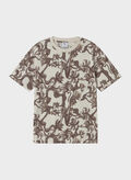 T-SHIRT ESS FLORAL FANTASIA, 87 ALPINE SNOW, thumb