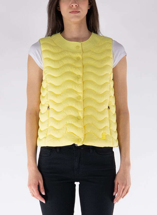 GILET SAGITTA COLLO CHANEL, 683XXX YELLOW, large