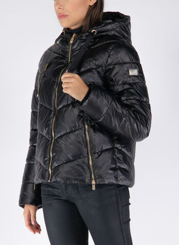 GIUBBOTTO CON CAPPUCCIO, 0801 BLK, small