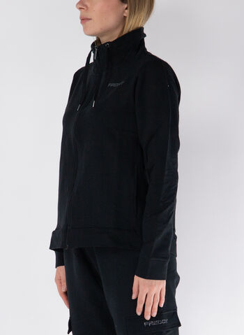 FELPA CON COLLO ALTO, NFLO73 BLK, small