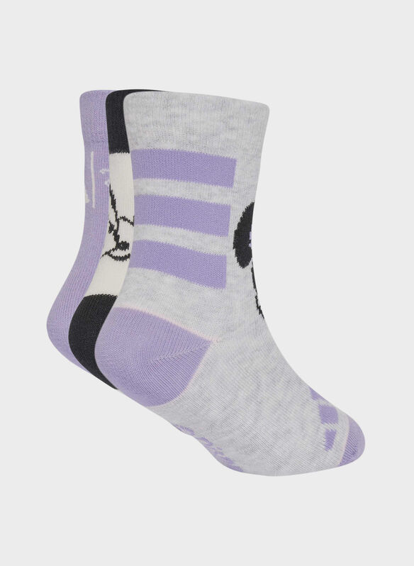 CALZA MINNIE BAMBINA, - PURPLEWHT, medium