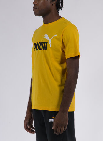 T-SHIRT CON LOGO BICOLORE ESSENTIALS, 55 OCRA, small