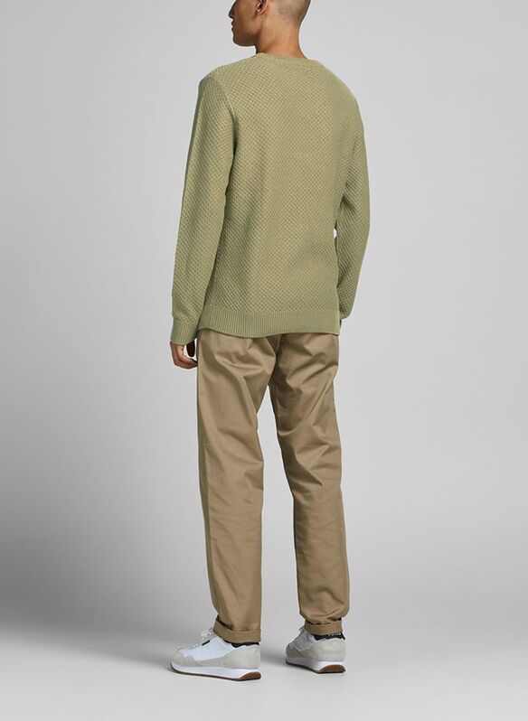 MAGLIA GIROCOLLO, OLIVE, medium