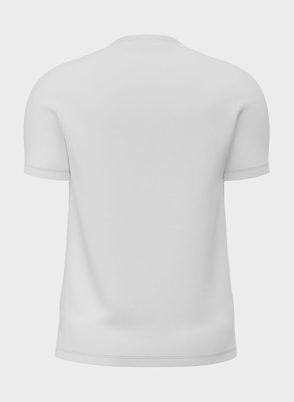 T-SHIRT LOGO TRIANGOLO, G011 WHT, medium