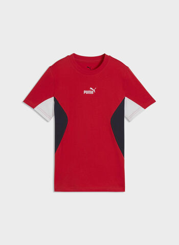 T-SHIRT ESSENTIALS+ RAGAZZO, 11 RED, small