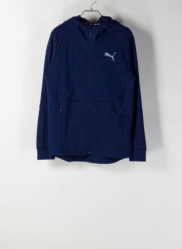 PUMA FELPA EVOSTRIPE CON CAPPUCCIO Blu, Grigio Uomo | Sport85