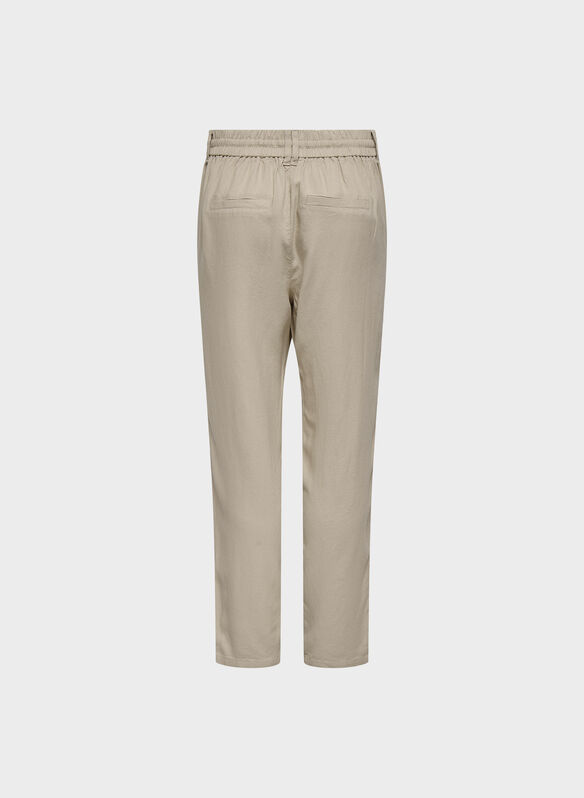 PANTALONE ONLGOA POPTRASH LINO, OXFORD TAN, medium