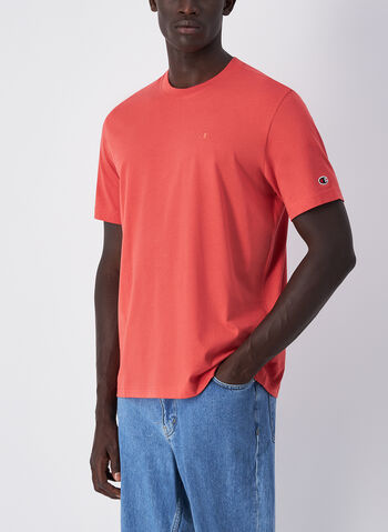 T-SHIRT ICONS TONAL MICRO LOGO, RS068 MATTONE, small