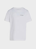 T.SHIRT MICRO LOGO BAMBINO, YAF WHT, thumb