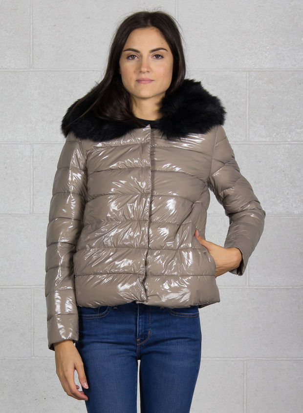 GIUBBOTTO CATHY, TAUPE GREY, large
