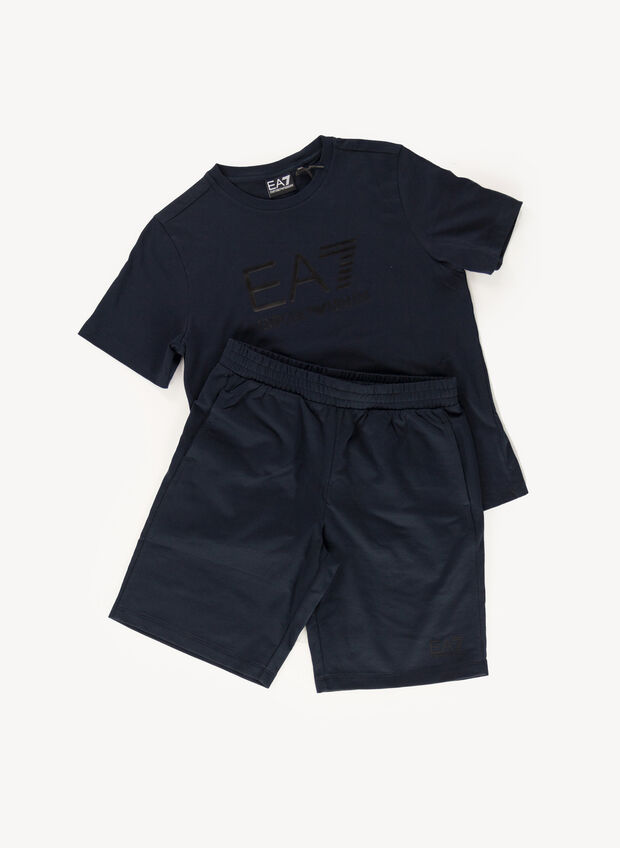 T-SHIRT+SHORT VISIBILITY RAGAZZO, UB102 NVY, large