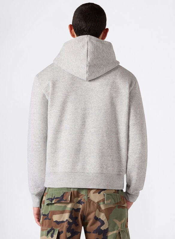 FELPA MODERN FULL ZIP, EM021 GREY, medium