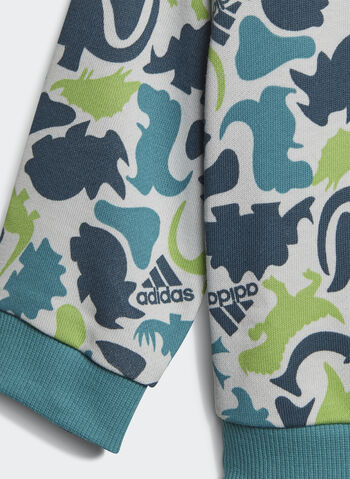 TUTA GIROCOLLO PRINT DINOSAURO BIMBO, ARCTIC, small