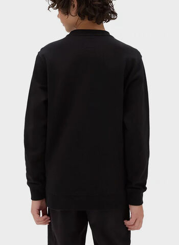 FELPA GIROCOLLO BIG LOGO RAGAZZO, BLK, small