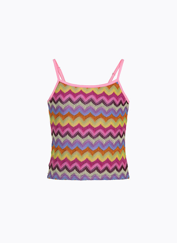 CANOTTA CROCHET, MC MULTICOLOR, medium