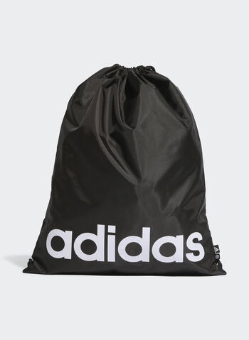 GYM SACK LINEAR UNISEX, BLK, small