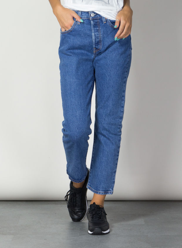 JEANS 501 CROP BOYFRIEND, 0073MEDIUM, large