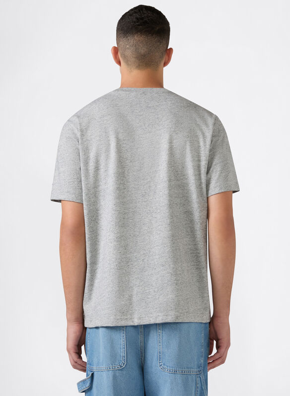 T-SHIRT MODERN LOGO, EM021 GREY, medium