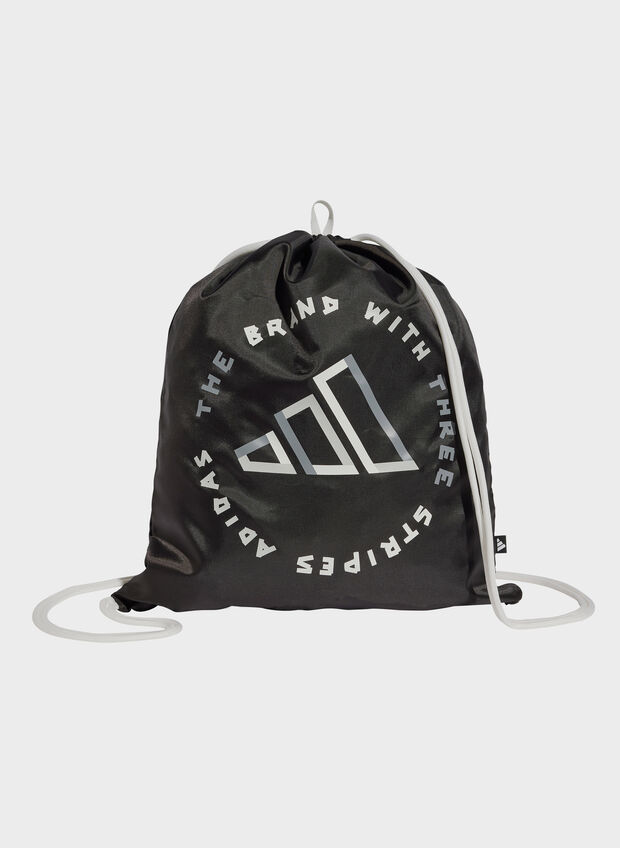 GYM SACK TAPE UNISEX, BLK, large