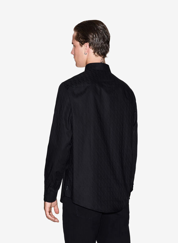 CAMICIA ESS PRINT LETTERING, UC001 BLK, medium