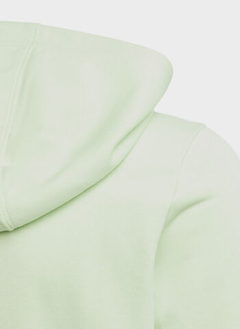 FELPA FULL ZIP 3 STRIPES RAGAZZA, GREEN, small