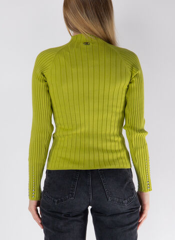MAGLIONE A COSTINA CON BORCHIETTE, 60540 GREEN, small