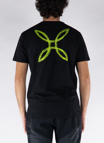 T-SHIRT PENCIL LOGO, 9047 BLKLIME, small