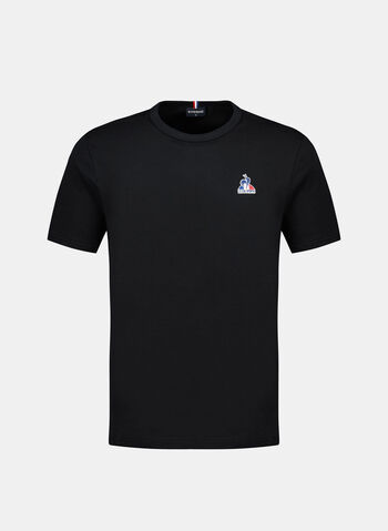 T-SHIRT ESS LOGO, BLK, small