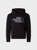 FELPA DREW PEAK LIGHT HOODIE RAGAZZO, - BLK, thumb
