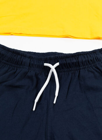 COMPLETINO SMANICATA +SHORTS BACK TO THE BEACH RAGAZZO, YS011 YELNVY, small