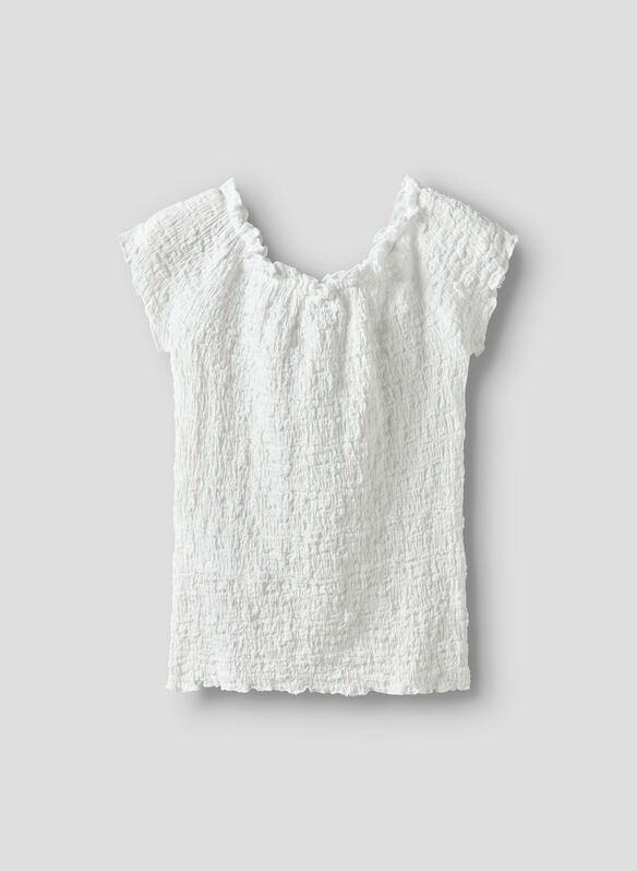 T-SHIRT HALISSE RAGAZZA, BRIGHT WHITE, medium