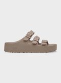 CIABATTA FLORIDA EVA PLATF 3 FIBBIE, - GRAYTAUPE, thumb