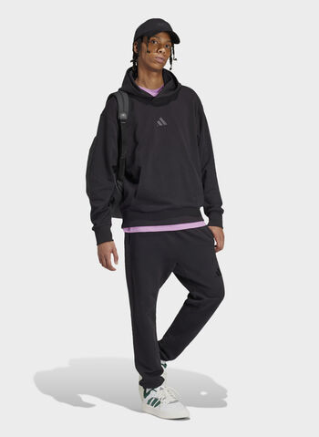 FELPA CON CAPPUCCIO ALL SZN FRENCH TERRY, - BLK, small