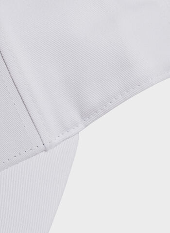 CAPPELLO VISIERA TRIPLE STRIPE UNISEX, WHT, small