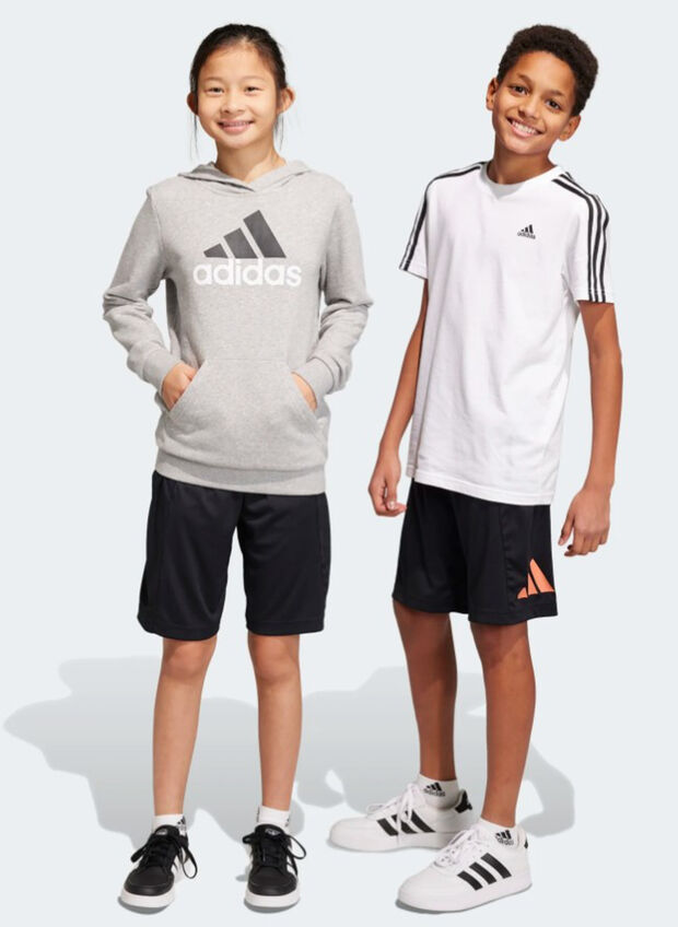 BERMUDA TRAIN ESSENTIALS AEROREADY LOGO JUNIOR, BLKORANGE, large