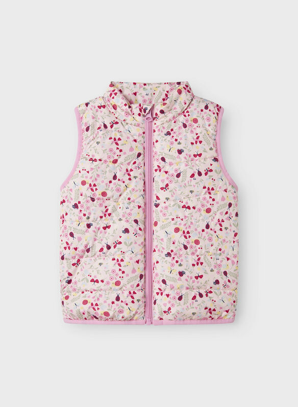 GILET IMBOTTITO BAMBINA, FUCHSIA PINK, medium