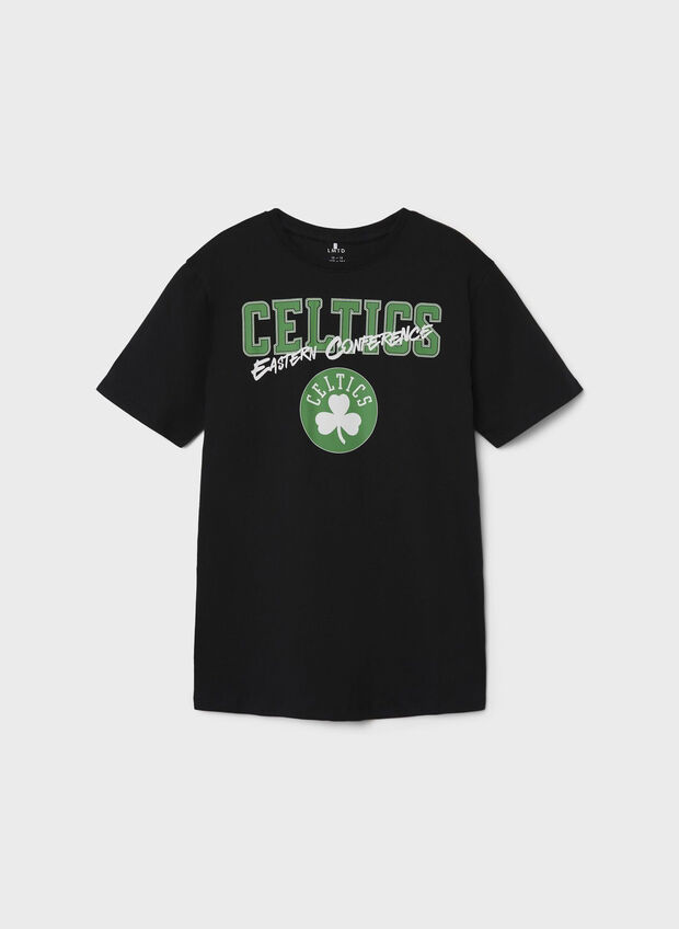 T-SHIRT FARAI NBA RAGAZZO, BLACK, large