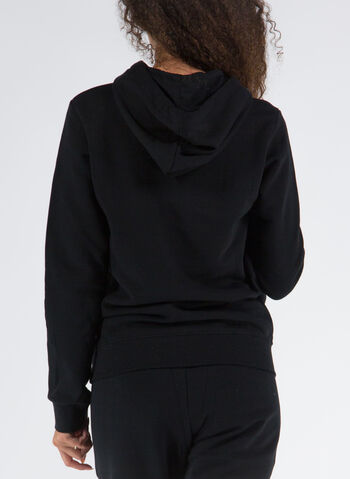 FELPA CON CAPPUCCIO, NERO NERO, small