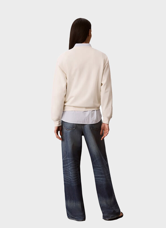 FELPA MONOLOGO RICAMO, YAS PANNA, medium