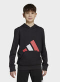 FELPA HOODIE RAGAZZO, - BLKRED, thumb