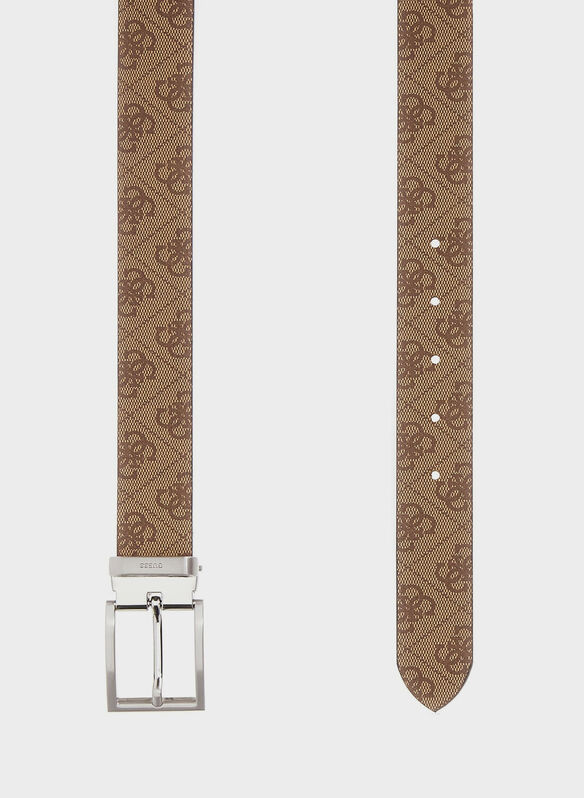 CINTURA BUCAREST 4G LOGO, BBO BEIGE, medium