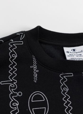 TUTA GIROCOLLO ALL OVER RAGAZZA, KL001BLK, small