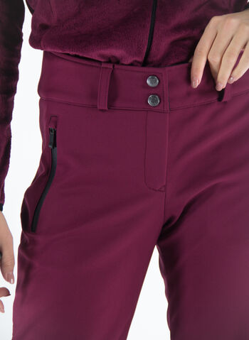 PANTALONE DA SCI IN SOFTSHELL CON ZIP AL FONDO, , small